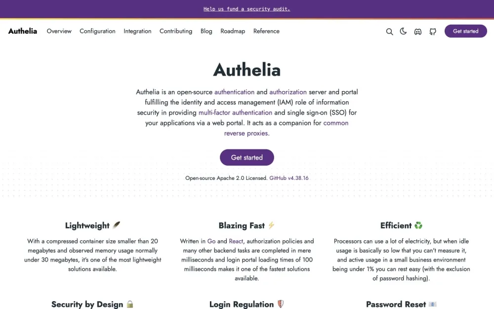 Authelia - An open-source authentication solution for secure access management