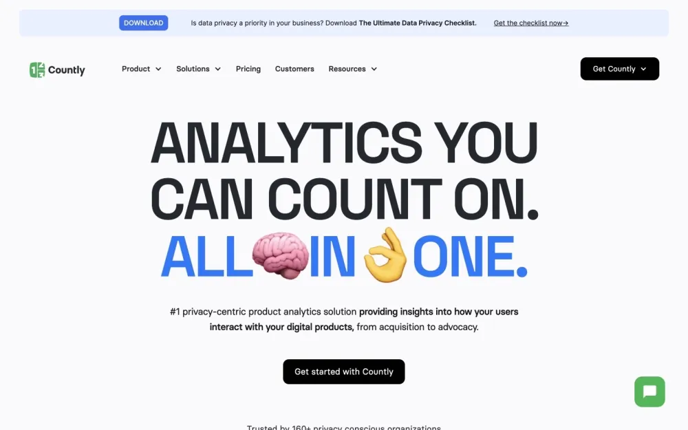 Countly - A comprehensive product analytics platform that emphasizes user privacy and engagement