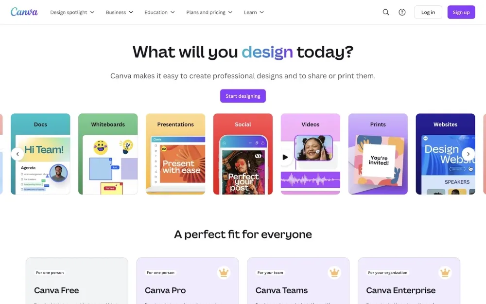 Canva - All-in-one design platform for stunning visuals and engaging content