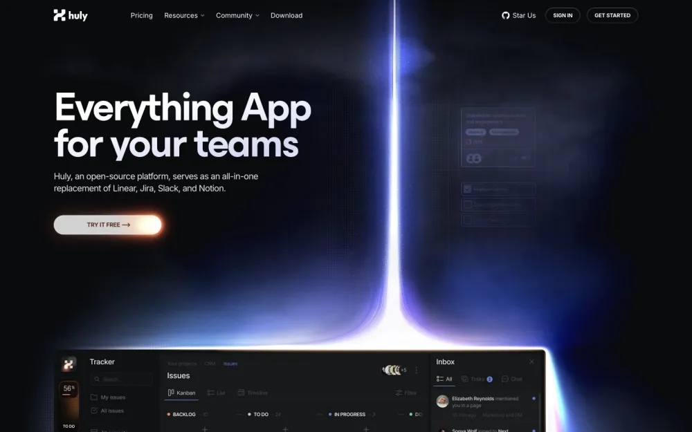 Huly - An all-in-one platform designed to boost team productivity and collaboration