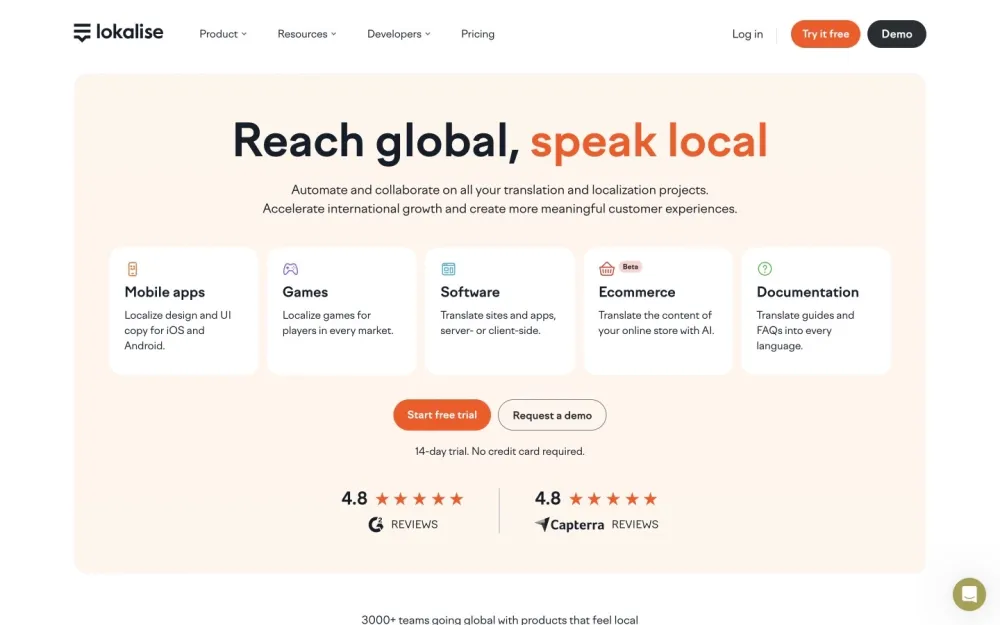 Lokalise - A platform that streamlines localization and translation processes effortlessly