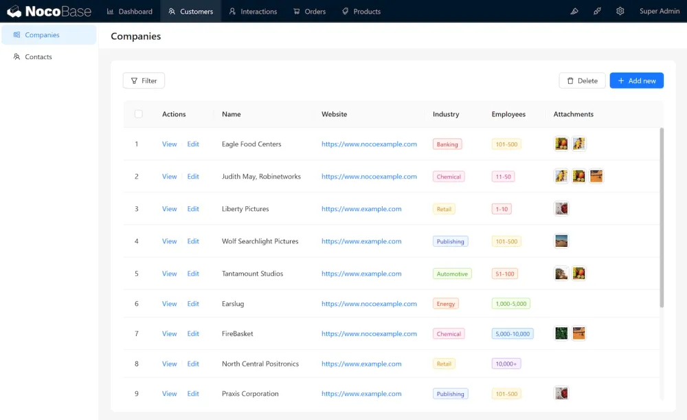 NocoBase - An Open-source no-code platform for building internal tools and workflows