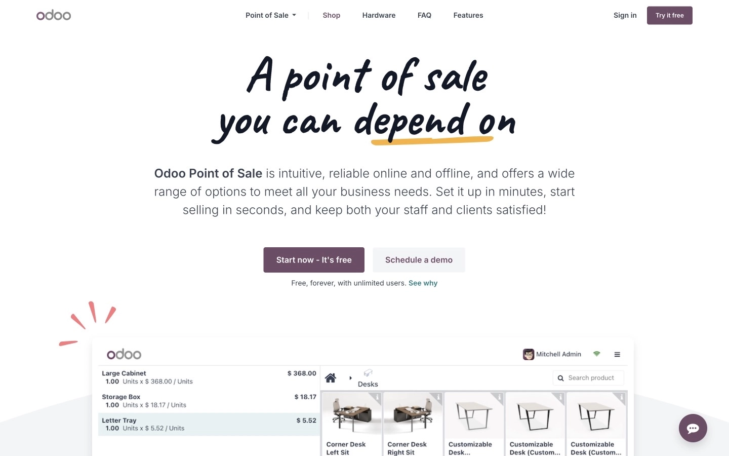 Odoo POS - A comprehensive point-of-sale solution designed for modern businesses