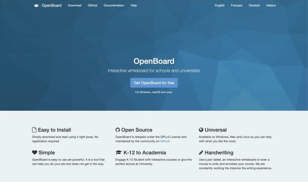 Openboard - An open-source digital whiteboarding for interactive classroom experiences