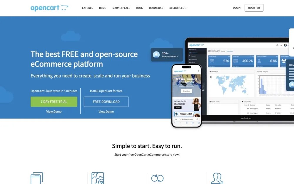 Opencart - A flexible open-source eCommerce platform for building online stores