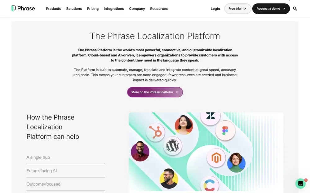 Phrase - A comprehensive localization platform for seamless content translation