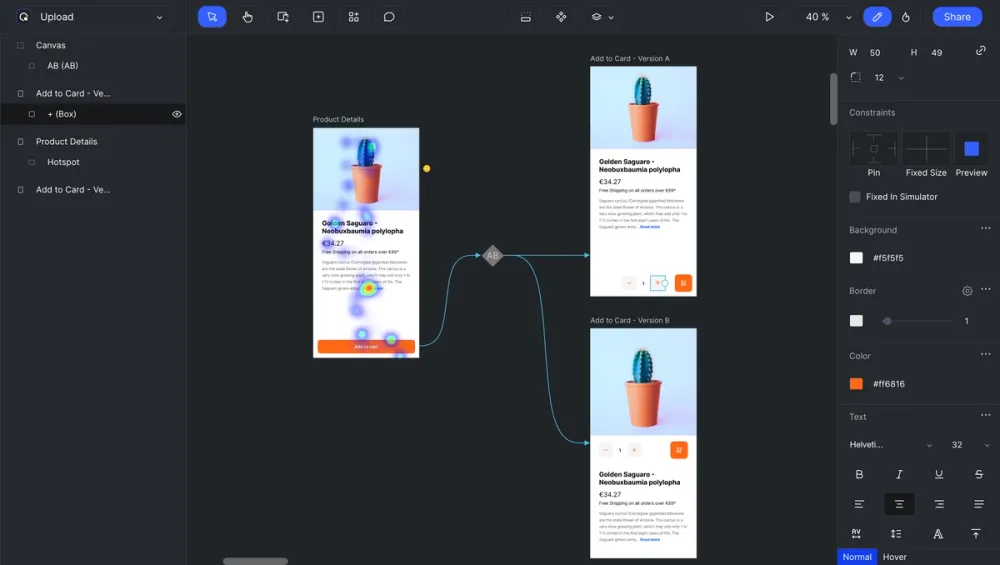 Quant-UX - Design, test, and iterate UI/UX quickly and effectively