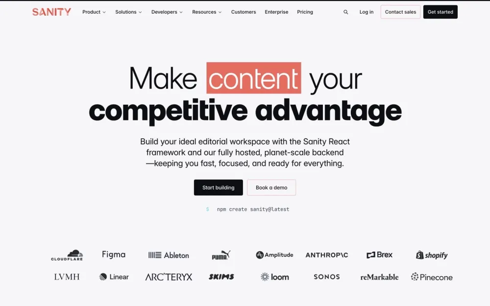 Sanity - A scalable and flexible content platform for building digital experiences