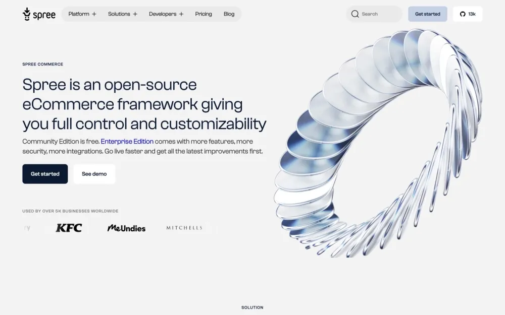 Spree - A powerful open-source eCommerce framework for complete customization