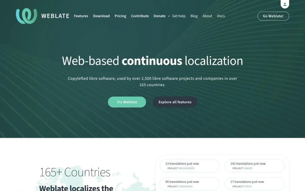 Weblate - An open source collaborative platform for efficient software localization