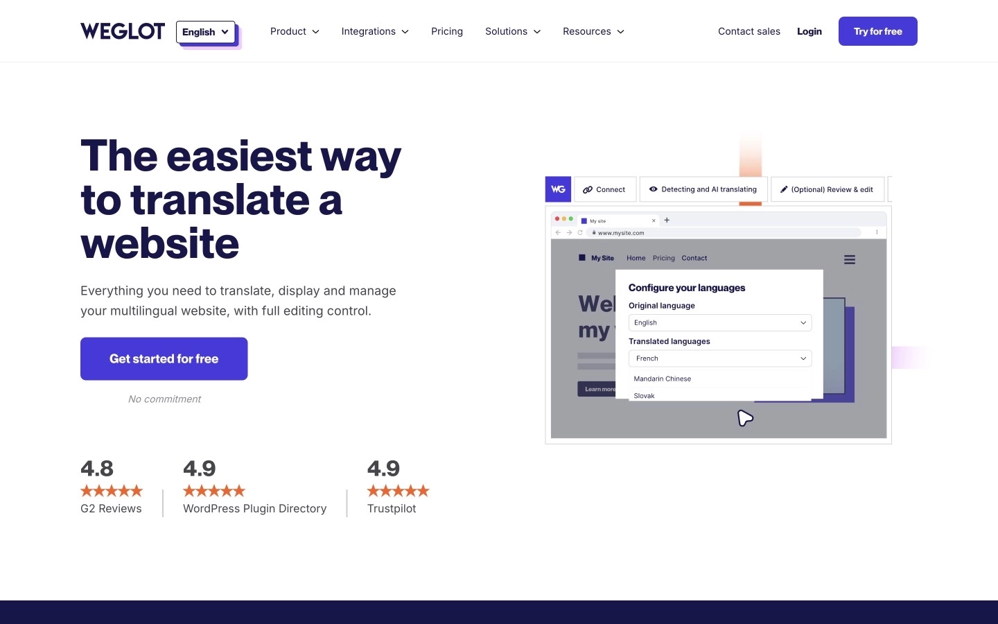 Weglot - A seamless solution for translating and managing multilingual websites